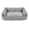 Rectangular Pet Cuddler, Black, Polyester