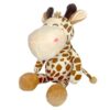 Tiny Dreamers Giraffe Plush Pillow, Brown, Polyester