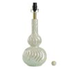 Tracey Boyd Pearlized Ceramic Double Gourd Table Lamp, 21", White