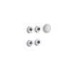 Flexjet® Whirlpool trim kit with four jets