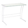 Viola Desk, White, Metal